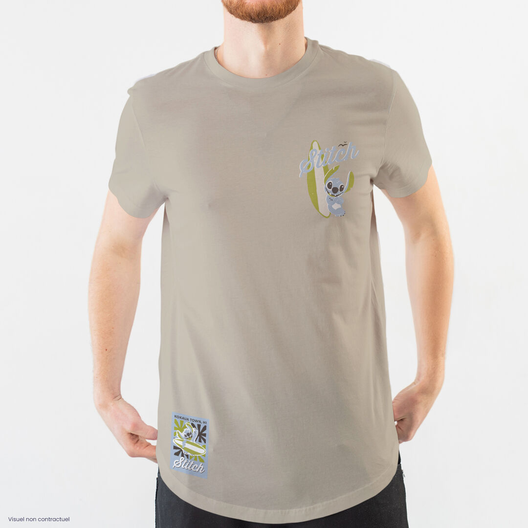 Tshirt | Stitch | Sable D'hawai | Taille Xs