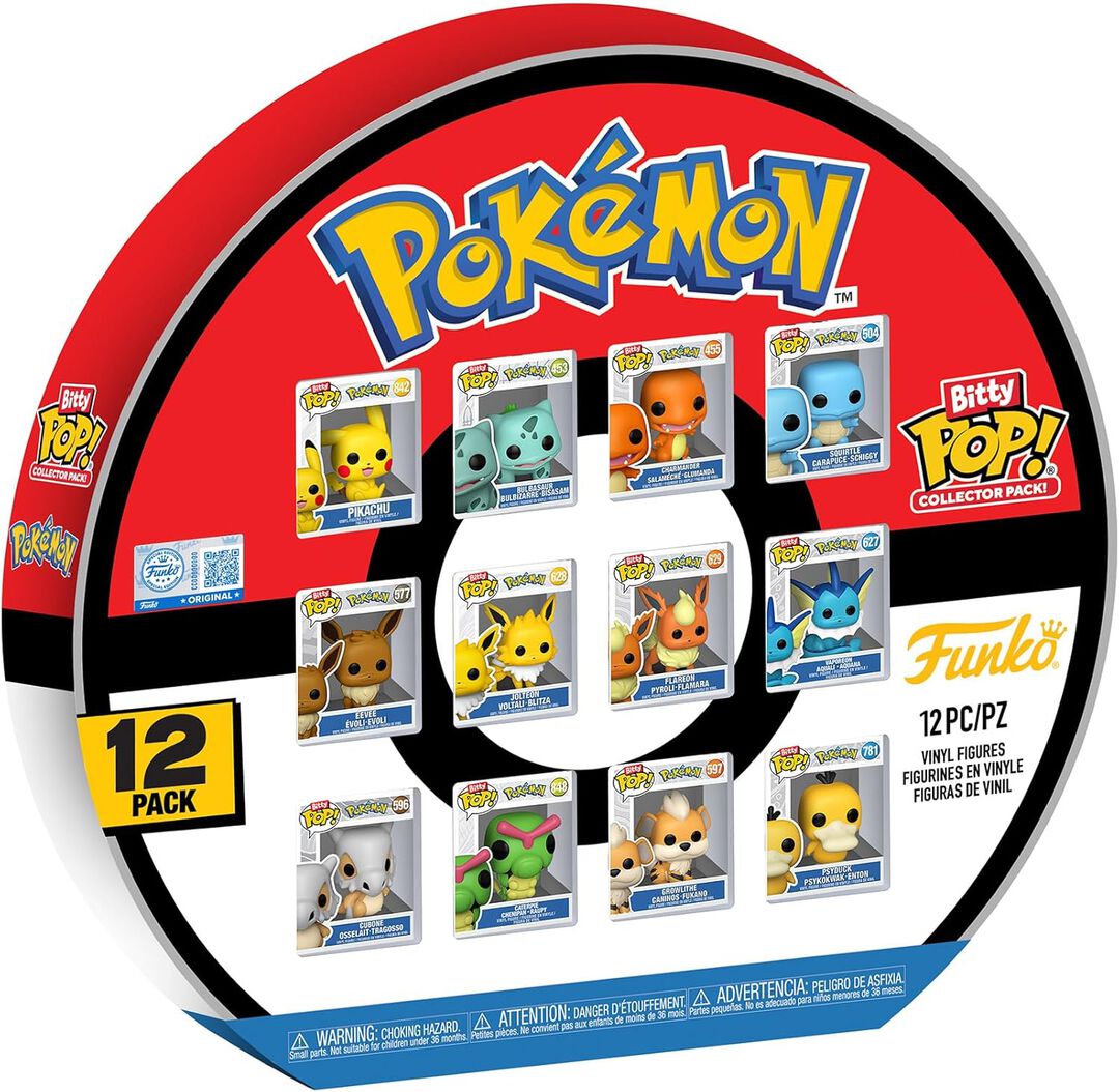 Figurine Funko Bitty Pop! | Pokemon | 12pcs