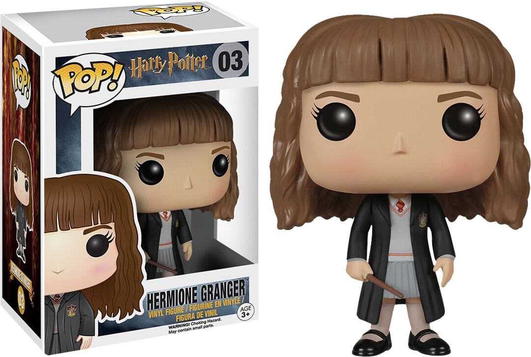 Figurine Funko Pop! N&deg;03 | Harry Potter | Hermione Et Sa Baguette