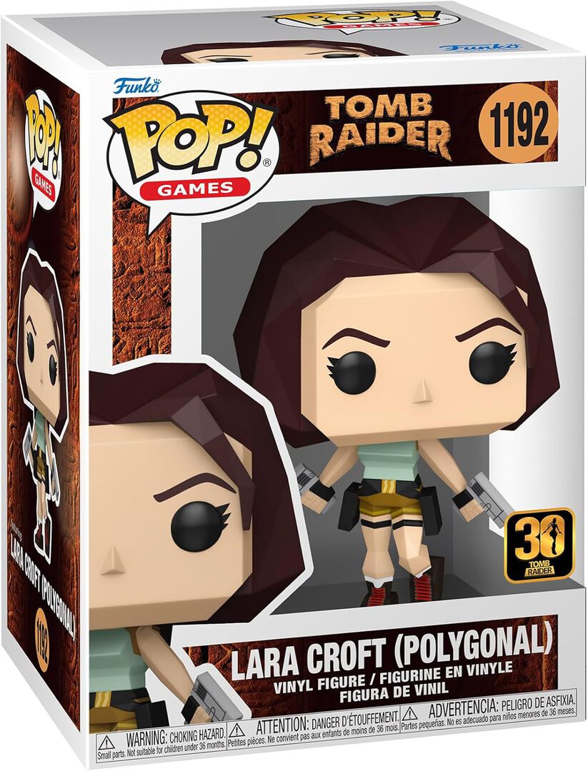 Figurine Funko Pop! | Tomb Raider | Lara Croft (polygon)