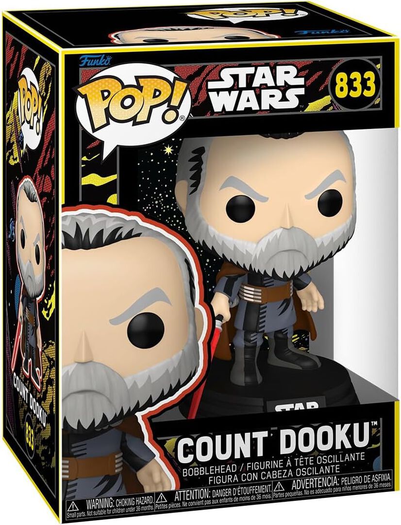 Figurine Funko Pop! | Star Wars | Count Dooku (retro)
