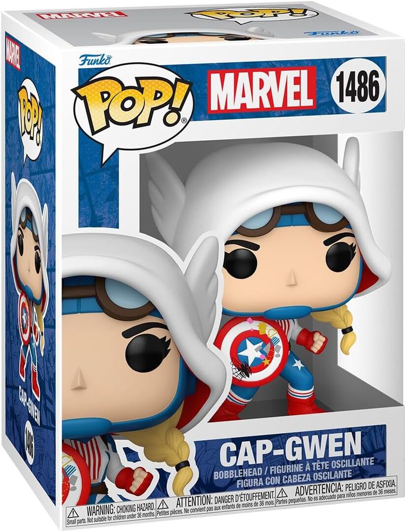 Figurine Funko Pop! N&deg;1486 | Marvel | Cap-gwen