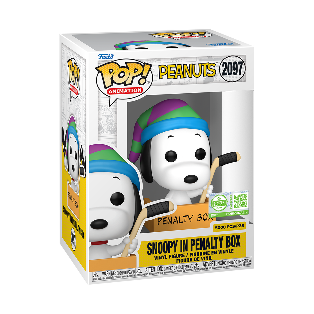 Figurine Funko Pop! Ultra Ed Limitee N&deg;2097 | Snoopy | Snoopy Penalty