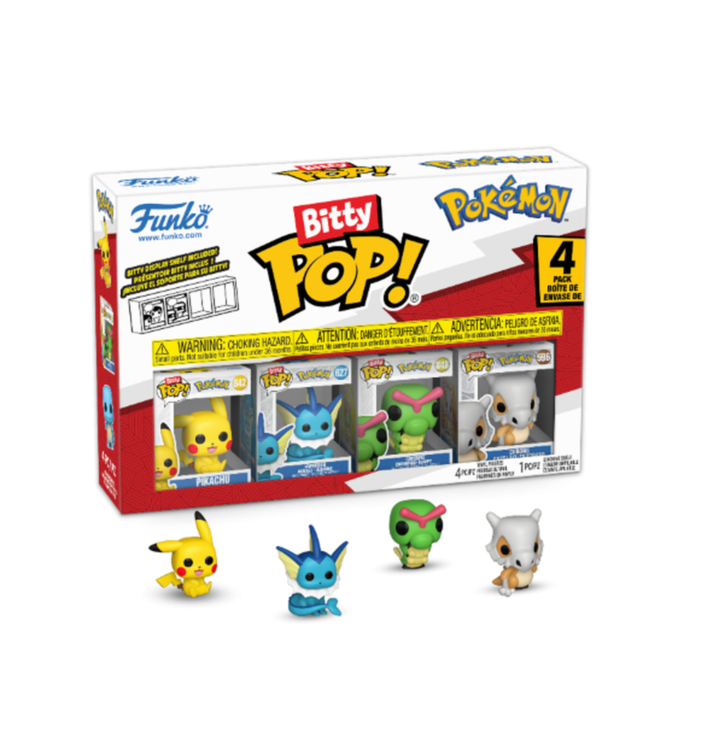 Figurine Funko Bitty Pop! 4pk | Pokemon | Pack De 4 Assortiment
