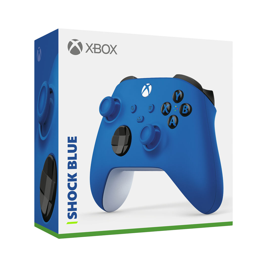 Manette Sans Fil Shock Blue Nouvelle G&eacute;n&eacute;ration