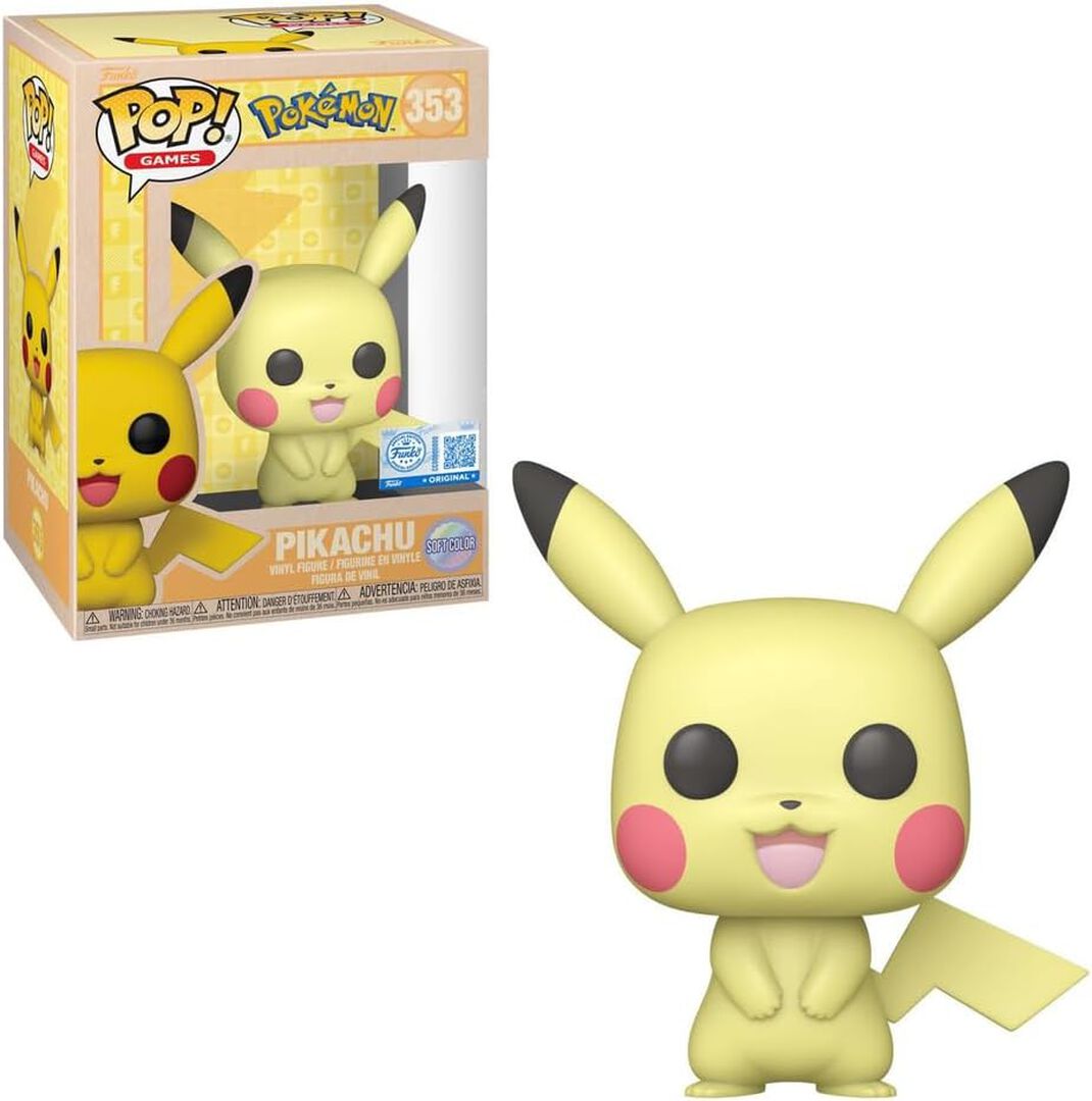 Figurine Funko Pop! N&deg;353 | Pokemon | Pikachu (pastel)