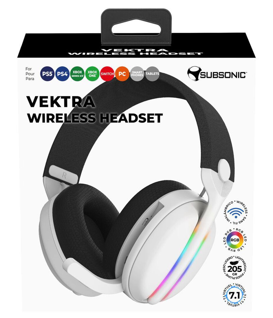Casque Sans Fil Vektra Led White