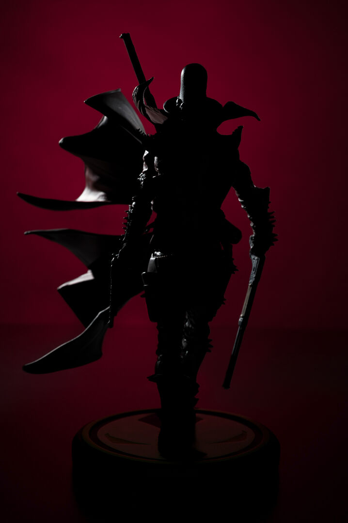 Statuette Resine | Spawn: Black White & Red All Over Spawn By Todd Mcfarlane