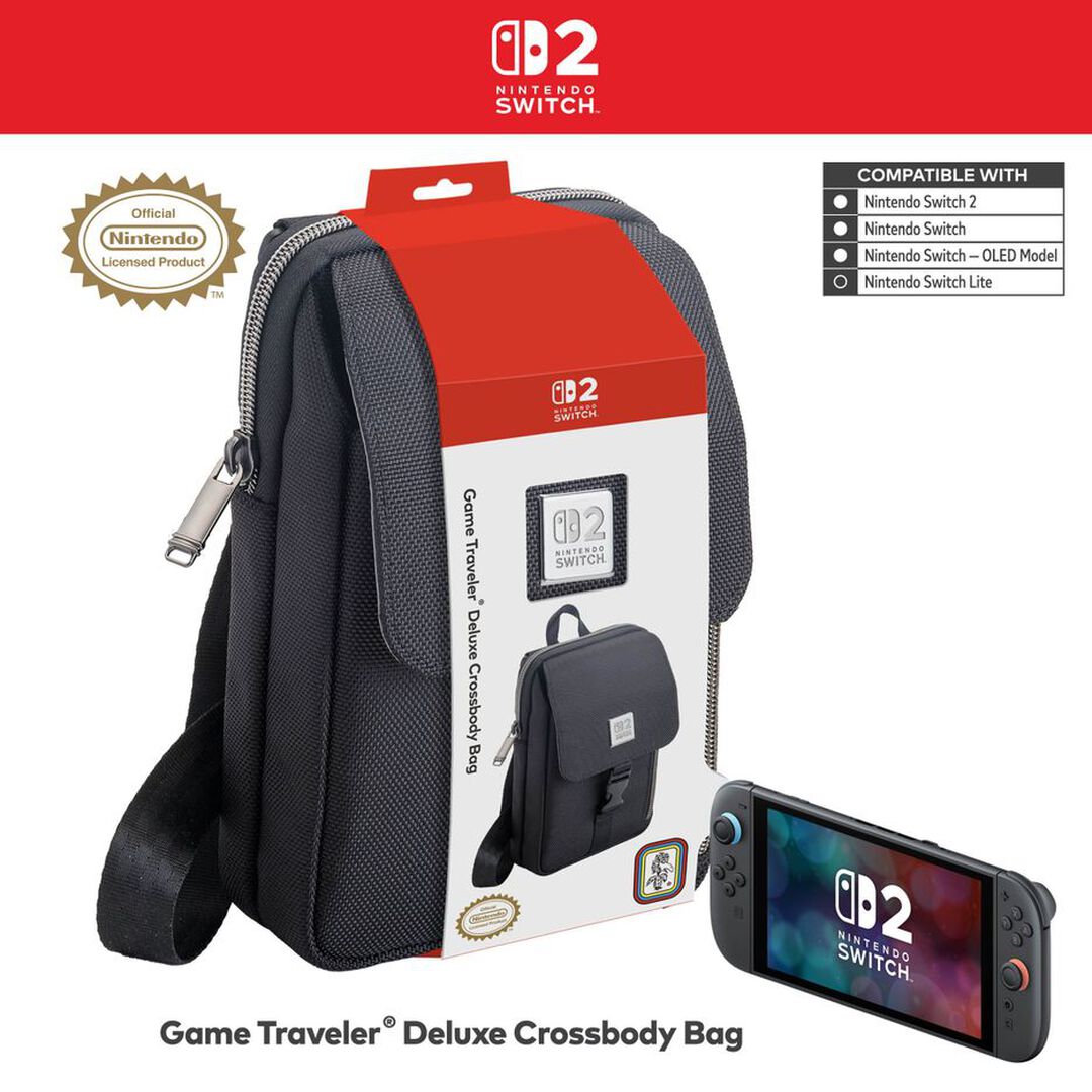 Sac Bandouillere Verticale Sous Licence Switch 2 | Rds | Noir