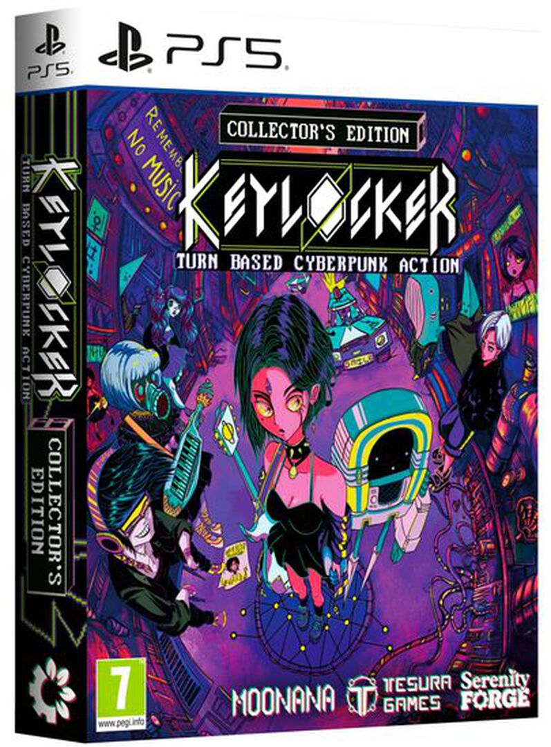 Keylocker Turn Based Cyberpunk Action Collector's Edition