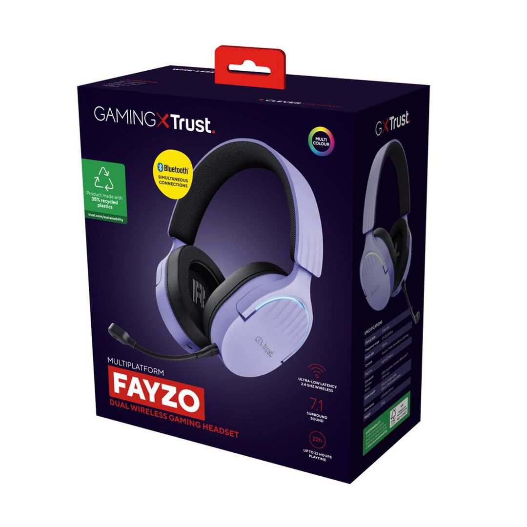 Casque Sans Fil | Trust | Fayzo Purple