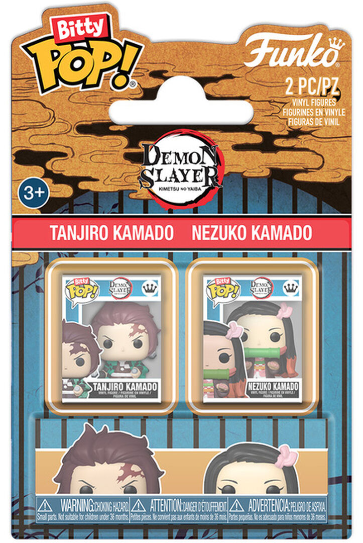 Figurine Funko Bitty Pop! 2pk | Demon Slayer | Tanjiro Et Nezuko
