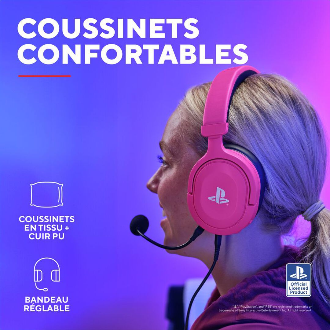 Casque Filaire | Trust | Forta Rose