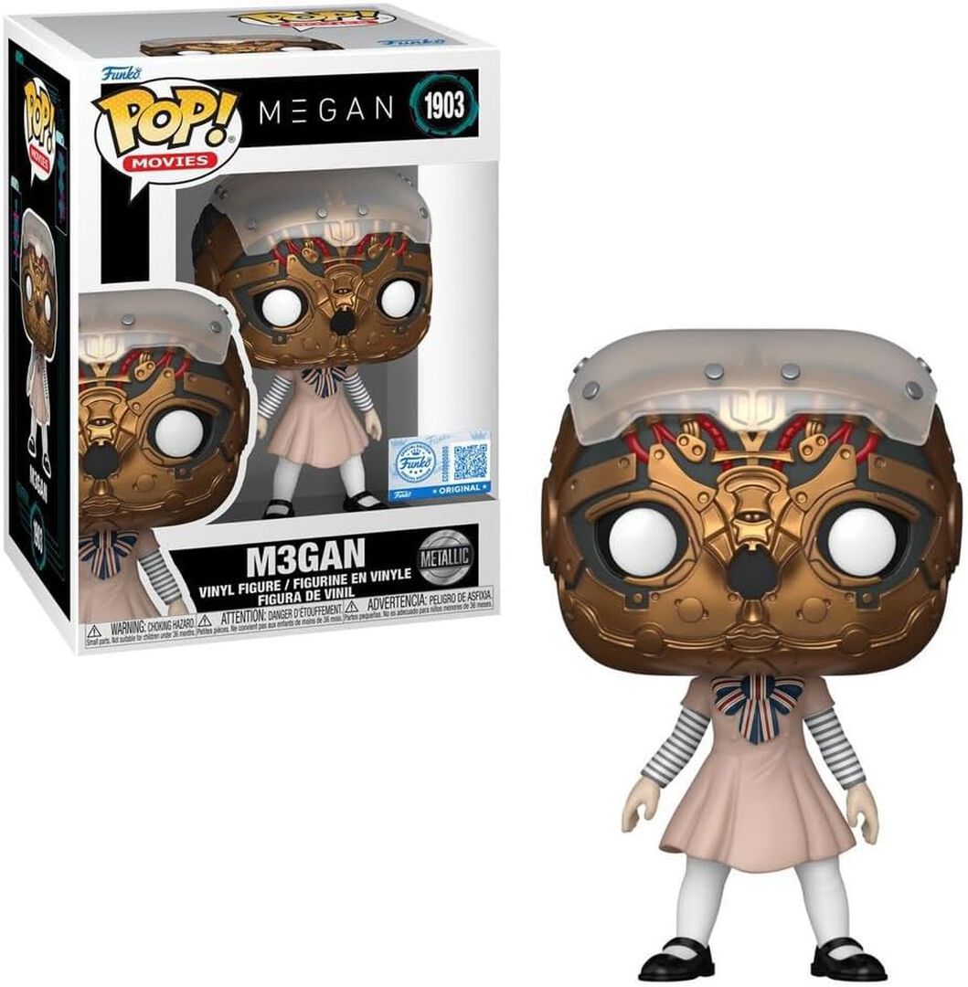 Figurine Funko Pop! N&deg;1903 | M3gan | M3gan (m&eacute;tallique)