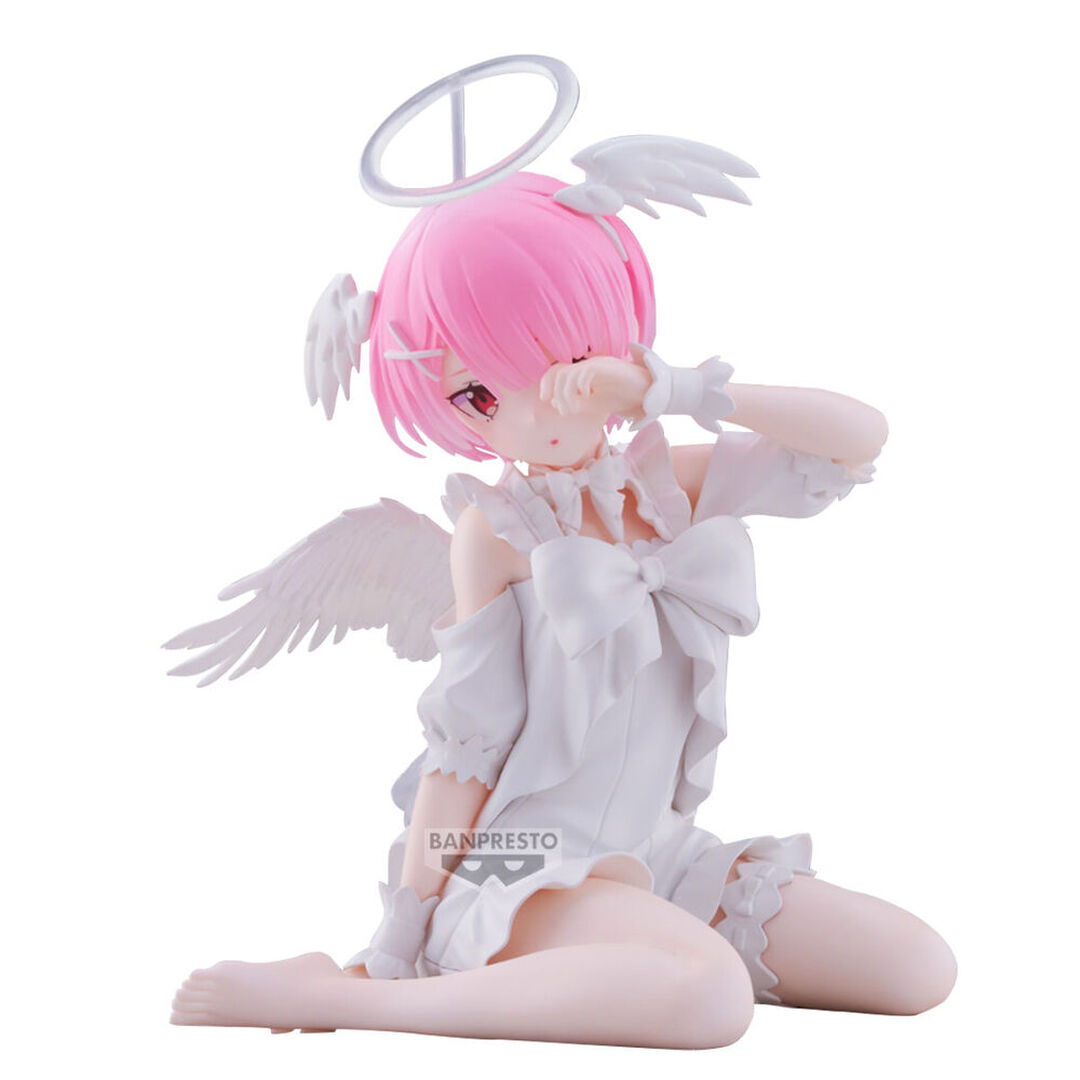 Figurine Relax Time | Re:zero Starting Life In Another World | Ram (sweet Angel)