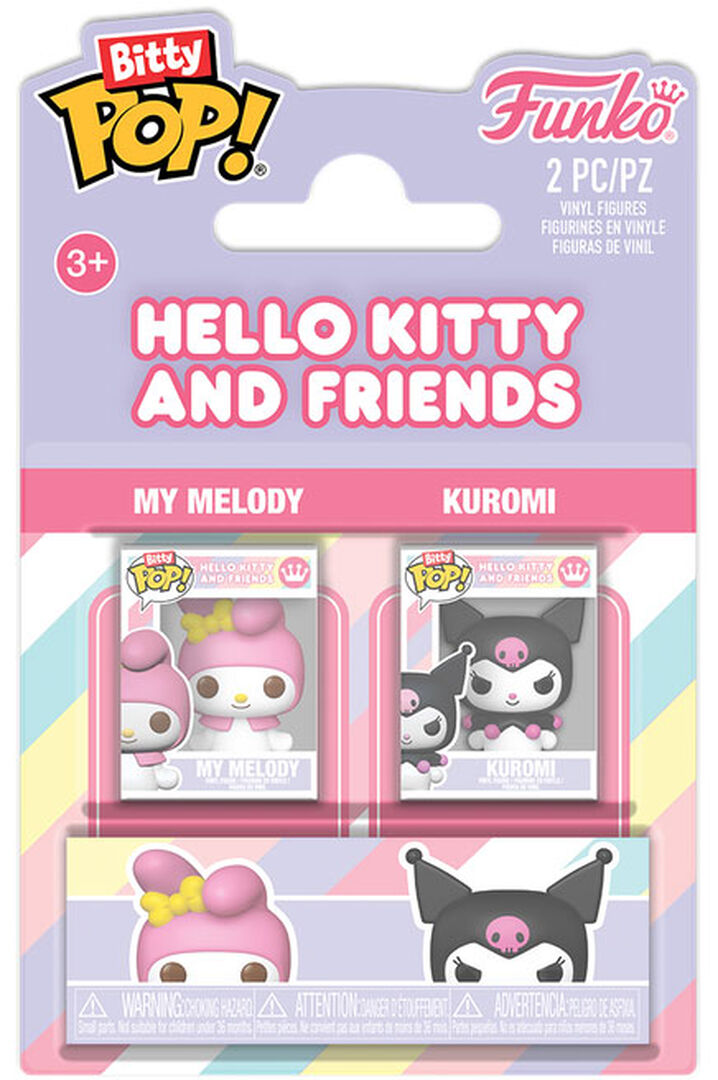 Figurine Funko Bitty Pop! 2pcs | Hello Kitty | My Melody & Kuromi