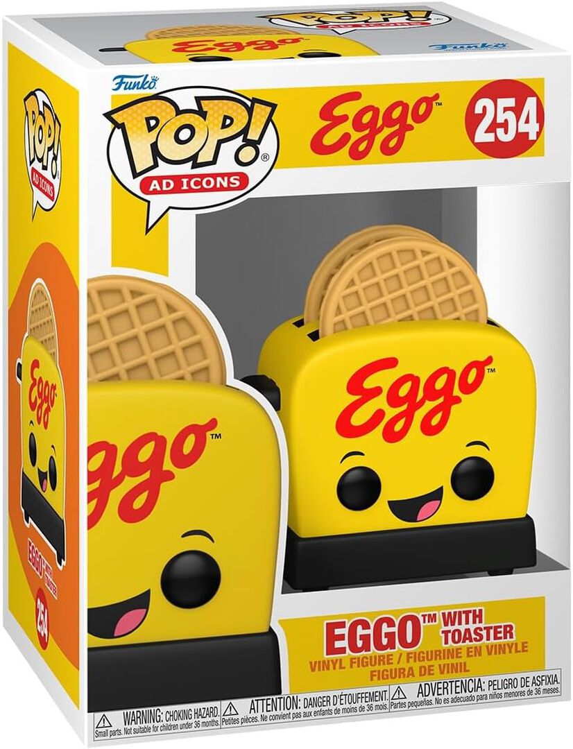 Figurine Funko Pop! N&deg;254 | Kelloggs | Eggo Avec Toaster