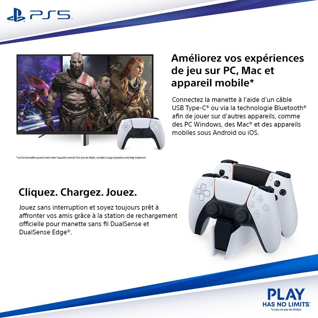 Manette Sans Fil Dualsense Edition Limit&eacute;e 007 First Light