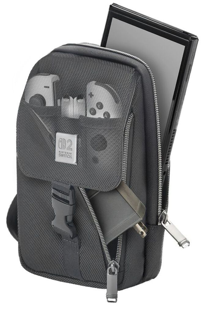 Sac Bandouillere Verticale Sous Licence Switch 2 | Rds | Noir