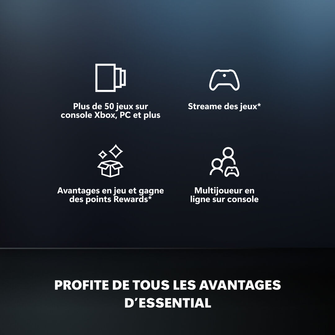 Xbox Game Pass Essential 3 Mois