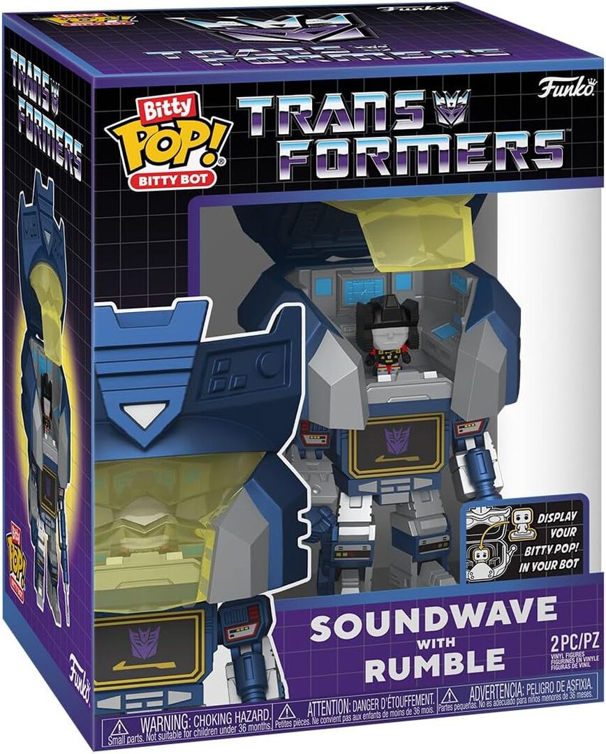Figurine Funko Bitty Bots | Transformers | Soundwave