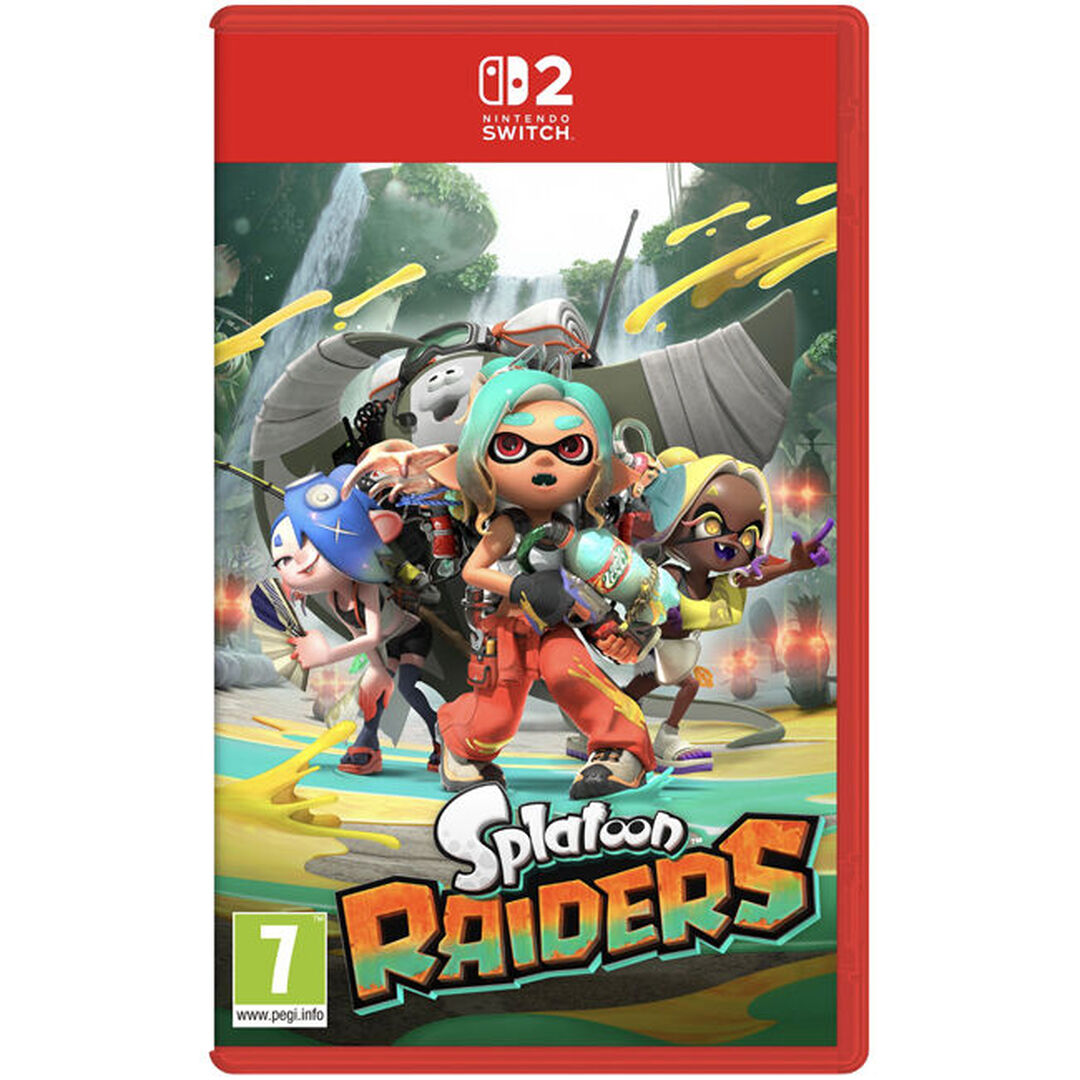 Pack Splatoon Raiders Nintendo Switch 2 + Amiibo Pasquale, Raimi & Angie + Paire de Joy-Con 2 &Eacute;dition Splatoon Raiders