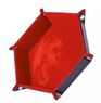 Piste De Des - Exclu Micromania - Piste D&eacute;s Red Dragon 19x19cm - Cuir Et Velours