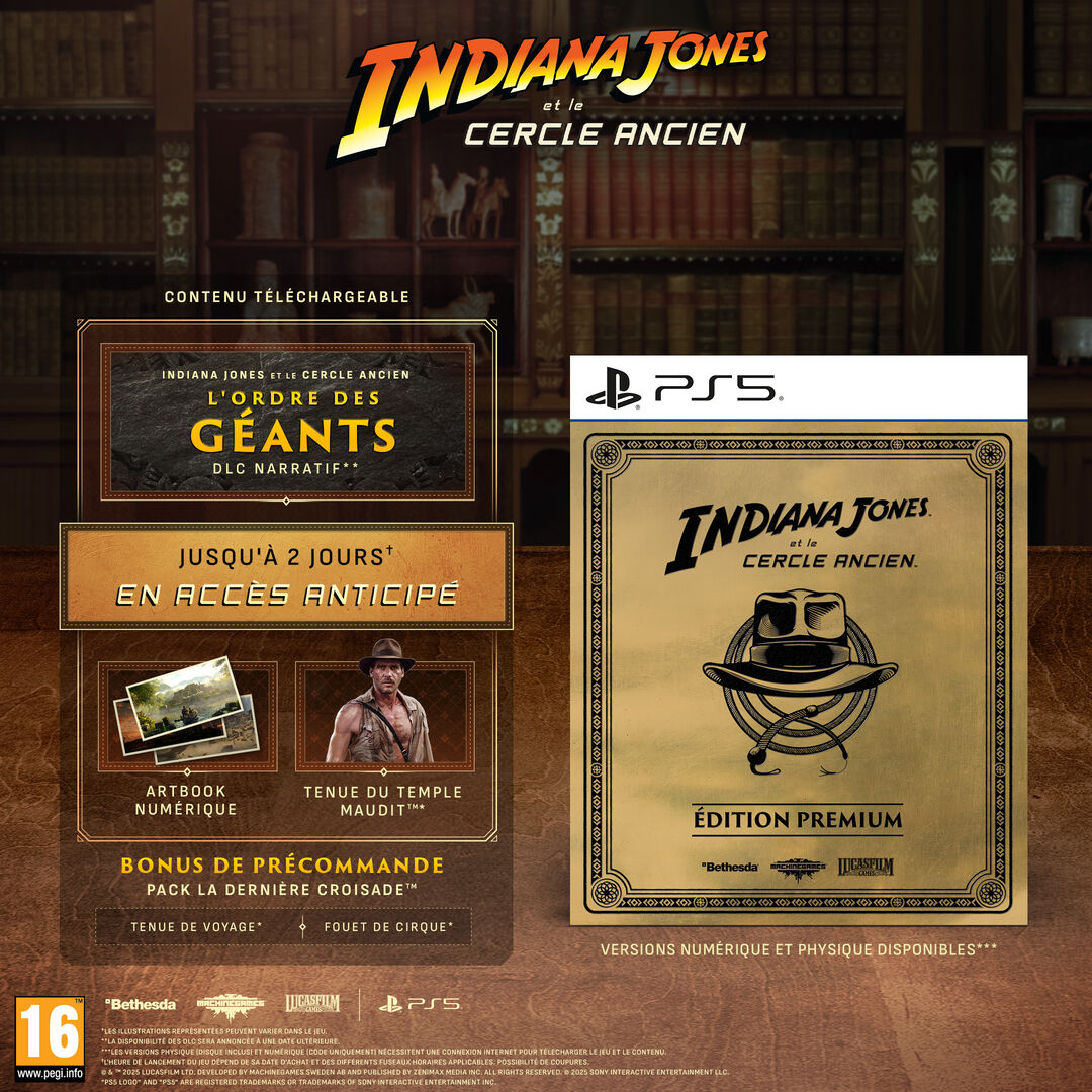 INDIANA JONES et le Cercle Ancien PREMIUM Edition