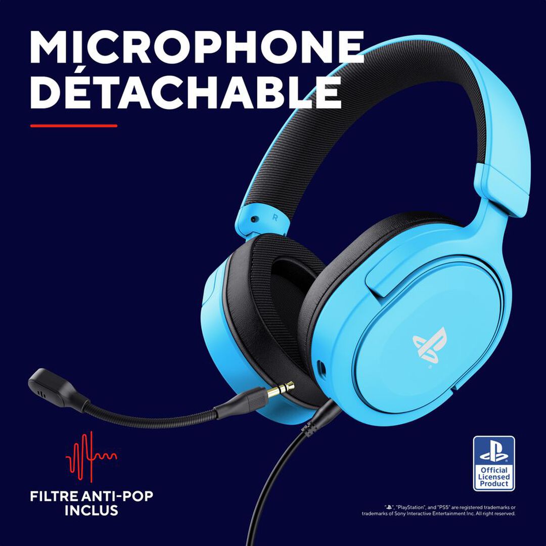 Casque Filaire | Trust | Forta Bleu