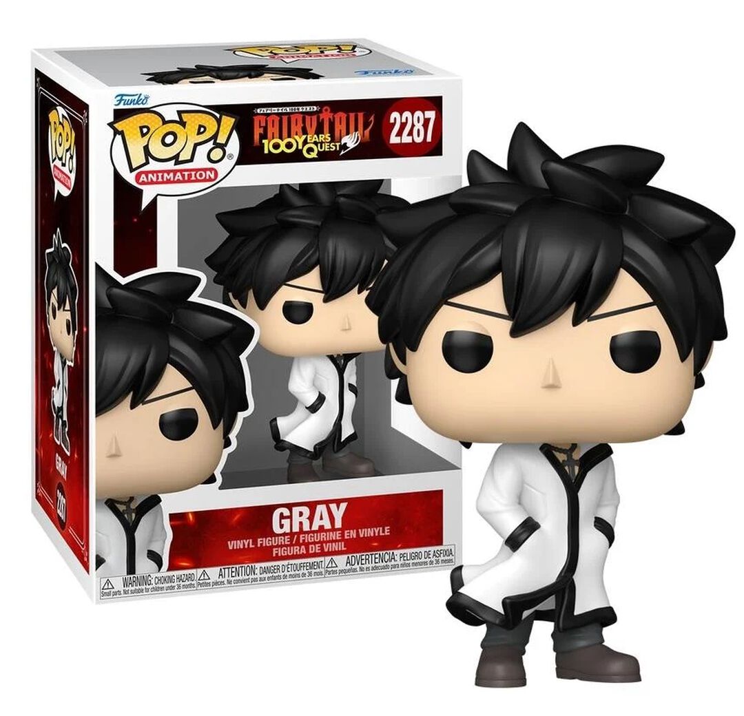 Figurine Funko Pop!  | Fairy Tail 100 Years Quest | Gray Avec Chance De Chase