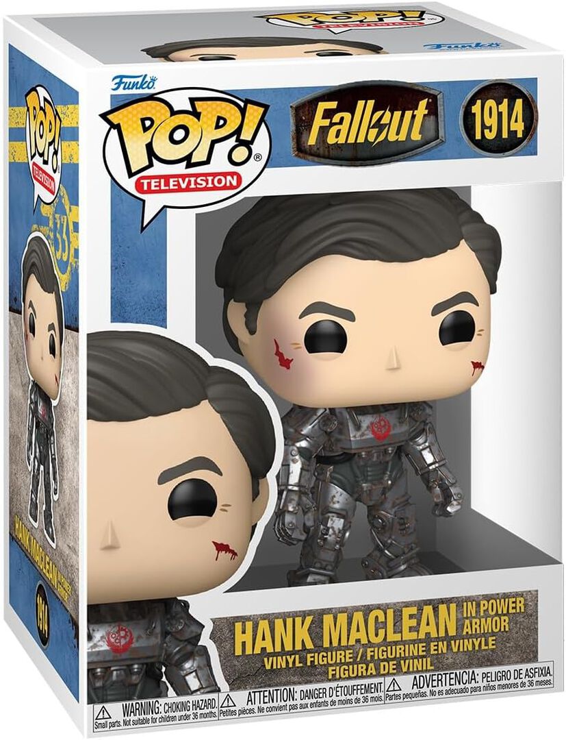 Figurine Funko Pop! N&deg;1914 | Fallout (tv) | Hank Maclean Armure Assist&eacute;e