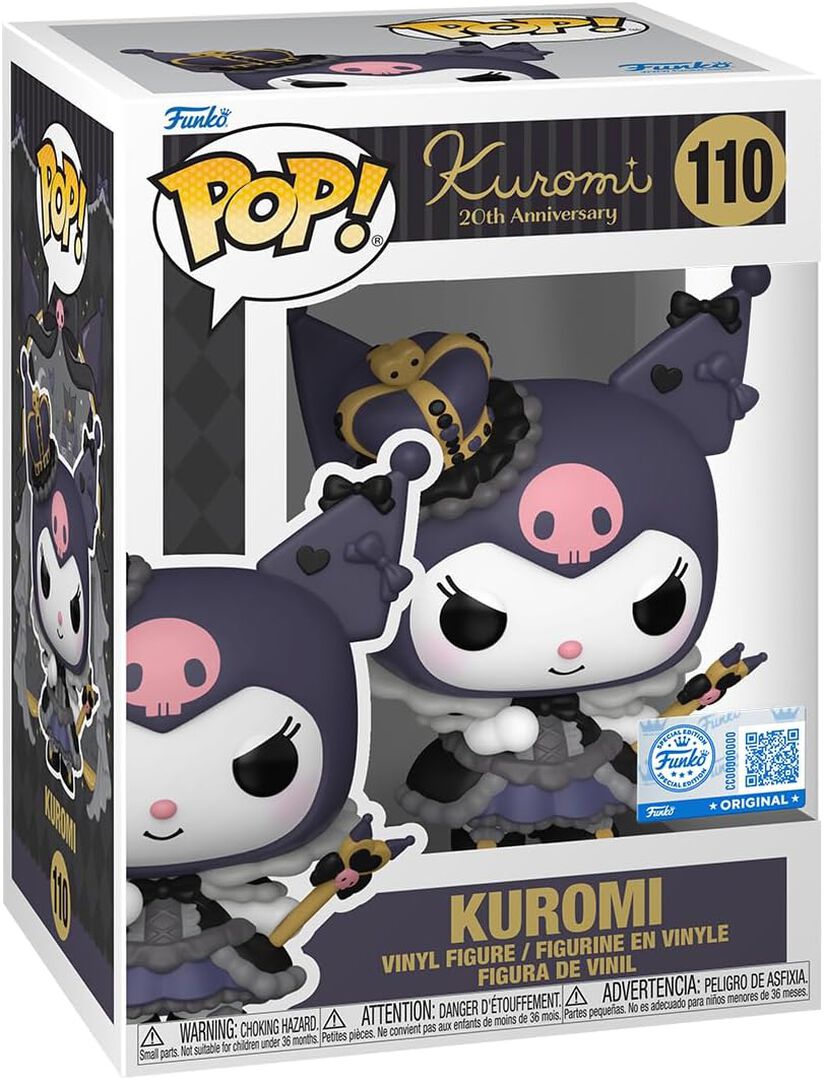 Figurine Funko Pop! N&deg;110 | Hello Kitty | Royal Kuromi Avec Chance De Chase
