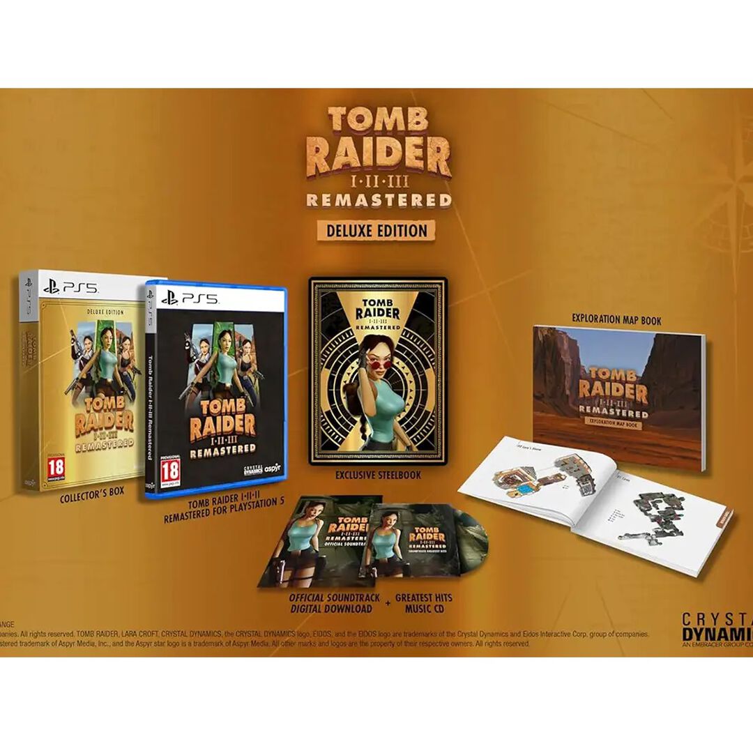 Tomb Raider I-III Remastered Starring Lara Croft Deluxe Edition