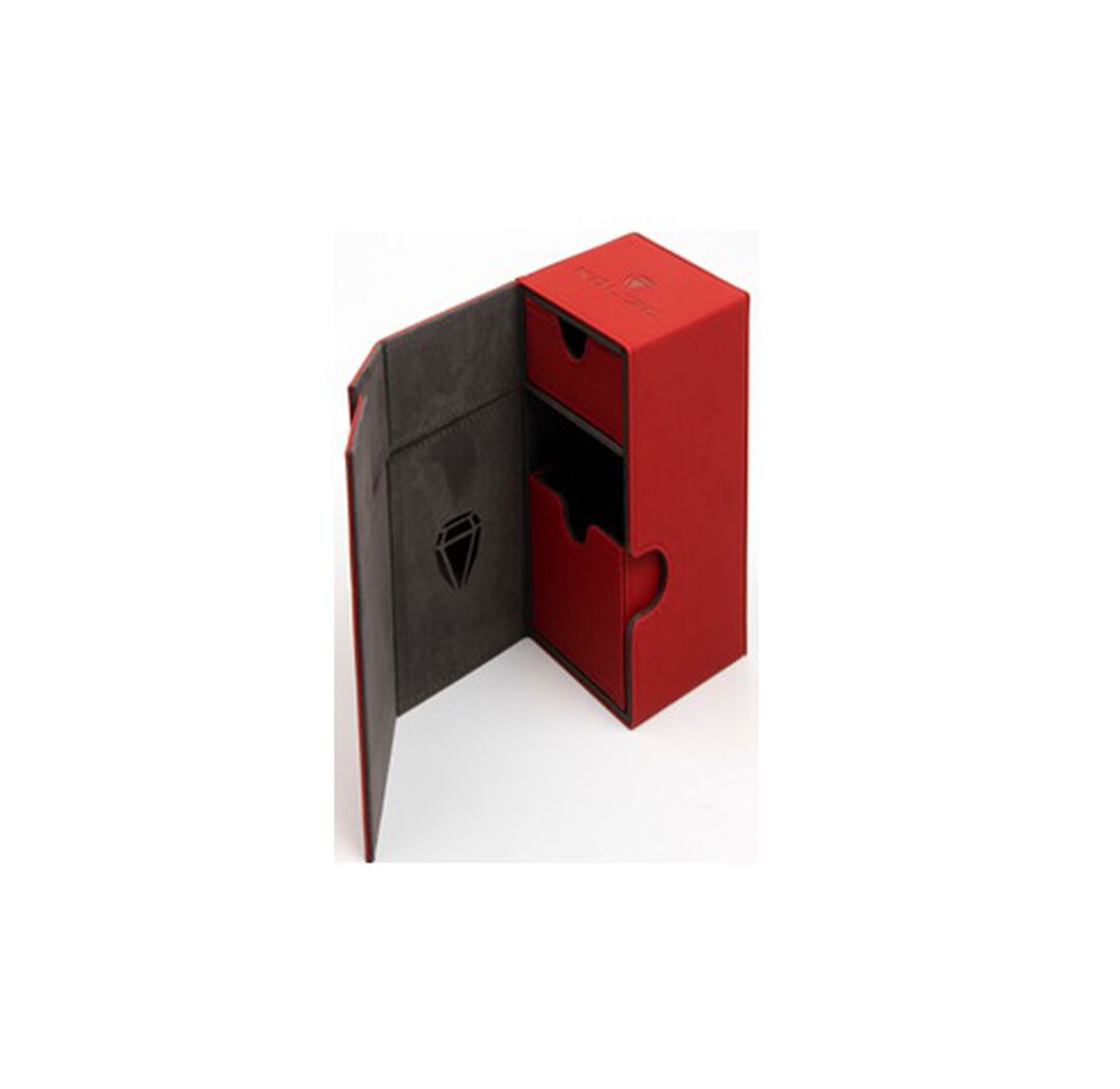 Deck Box | Kolec | Boite De Rangement Pour Cartes Et D&eacute;s-token | Rouge