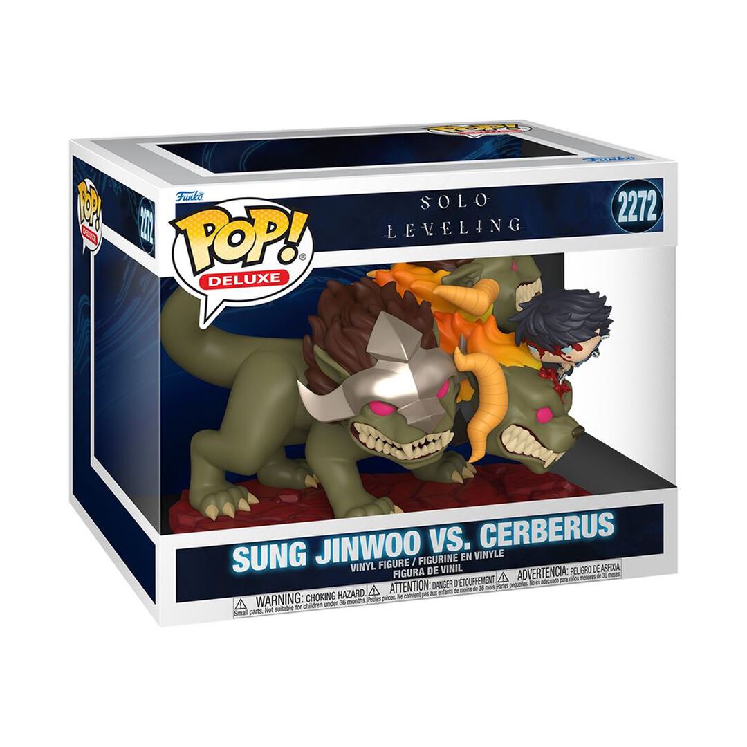 Figurine Funko Pop! Deluxe | Solo Leveling | Jinwoo Vs Cerberus
