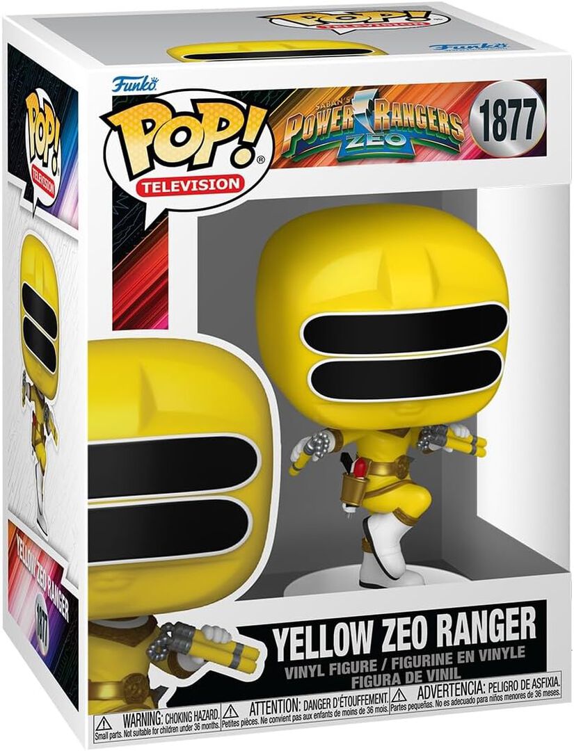 Figurine Funko Pop! | Power Rangers | Power Rangers Z | Zeo Ranger Jaune