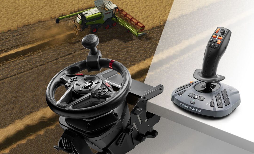 Volant + Pedales Thrustmaster T128-p Simtask Farming