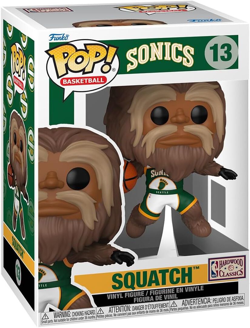 Figurine Funko Pop! | NBA Mascots | Sonics | Sasquatch