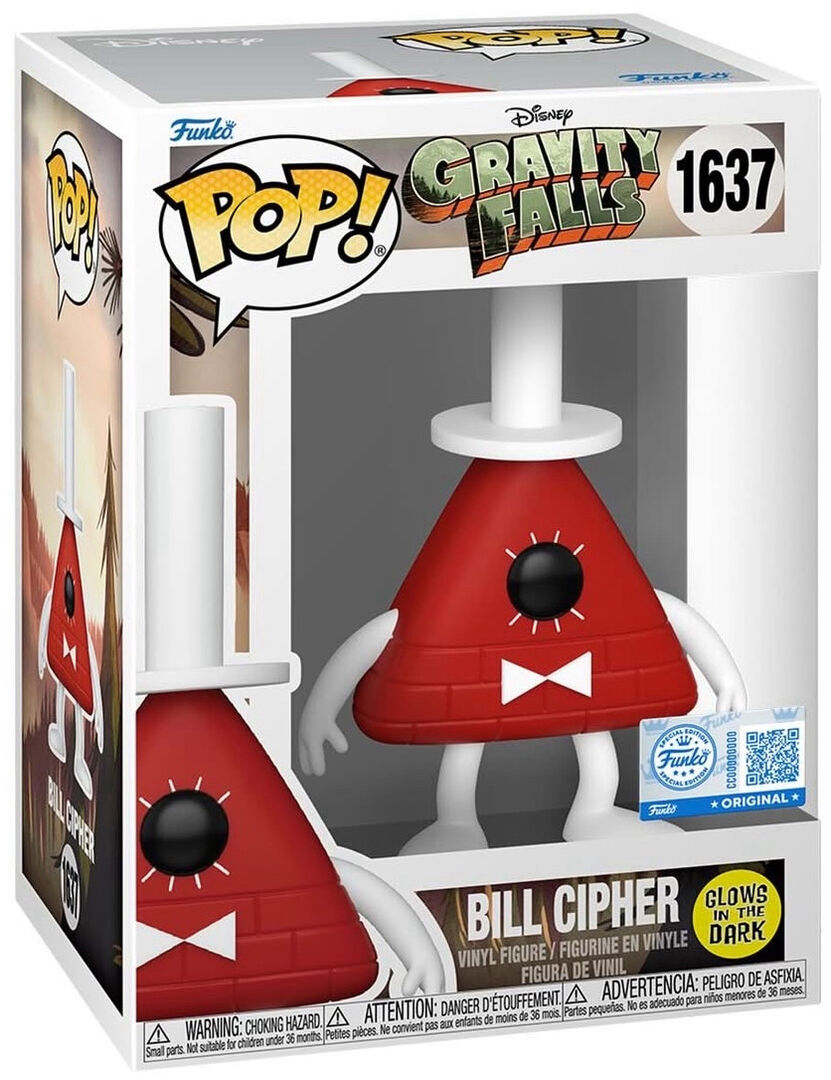 Figurine Funko Pop! N&deg;1637 | Gravity Falls | Bill (fluorescent)