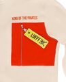 Sweat | One Piece | Sweat Luffy Beige Avec Zip 3/4 + Poche Rouge | Taille M thumb 5