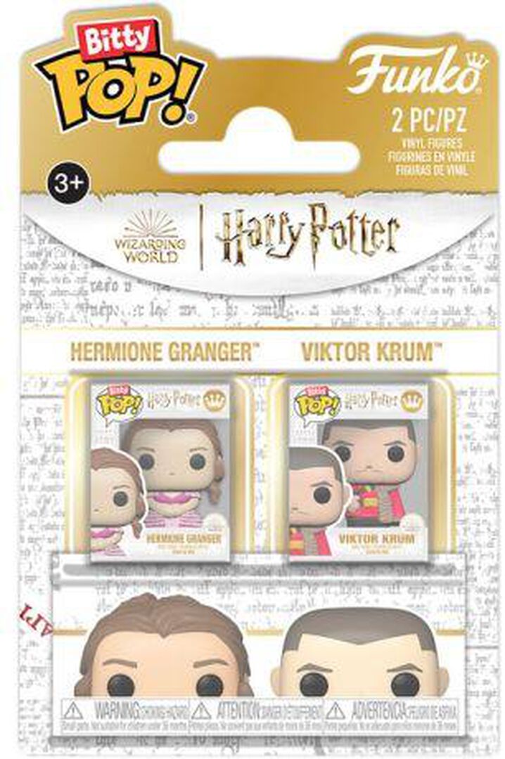 Figurine Funko Bitty Pop! 2pcs | Harry Potter | Hermione & Krum