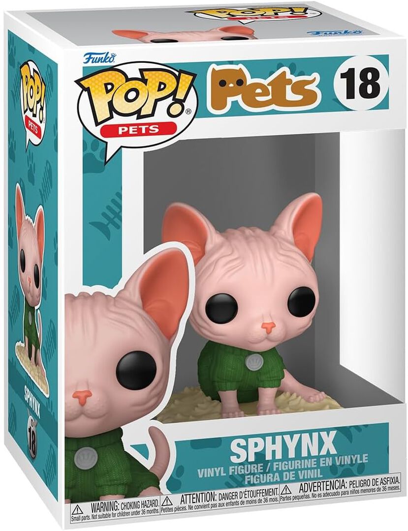 Figurine Funko Pop! Pets | Funko | Chat Sphynx