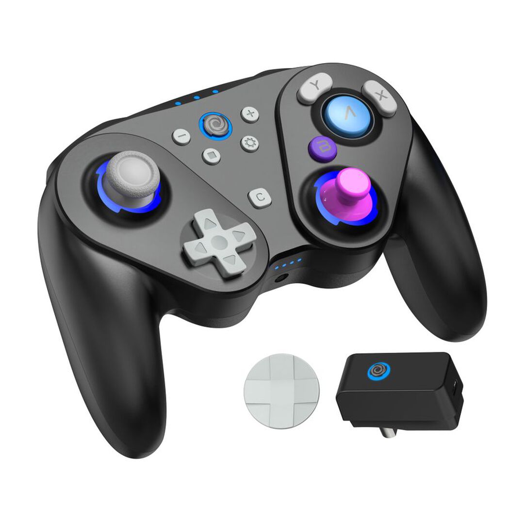 Manette Sans Fil Bluetooth Foenix | Oniverse | Noire (nintendo Switch 2 / Switch