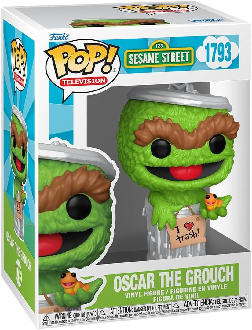 Figurine Funko Pop! N&deg;1793 | Sesame Street | Oscar The Grouch