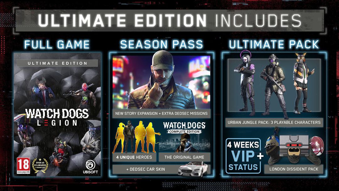 Watch Dogs Legion Edition Ultimate Exclusivite Micromania
