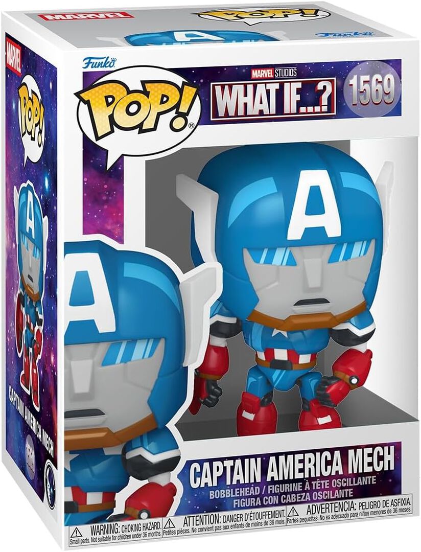 Figurine Funko Pop! N&deg;1569 | Marvel What If | S5 Captain America Mech