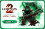 Carte Nc Soft France Guild Wars 2 - 2000 Gems - 25 Eur