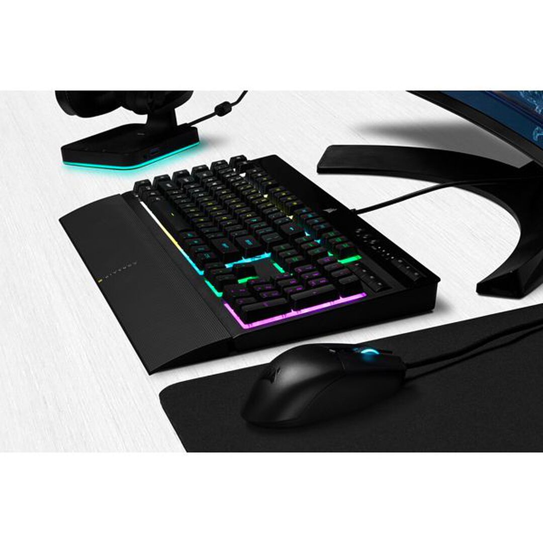Clavier | Corsair | K55 Pro-blk-rbrdme-znd Rgb