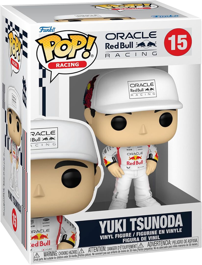 Figurine Funko Pop! | Red Bull Racing | Yuki Avec Casquette