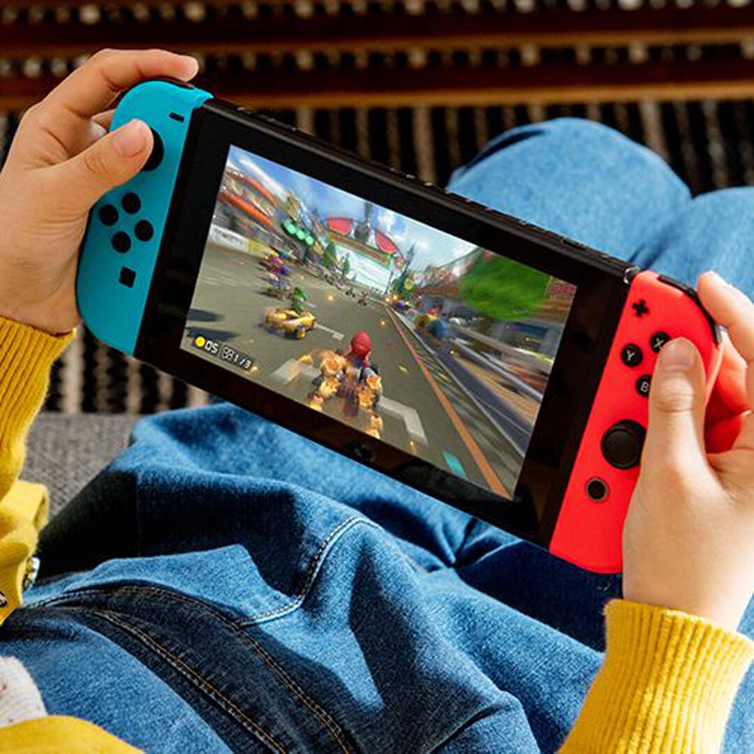 Nintendo Switch Avec 1joy-con Rouge N&eacute;on + 1joy-con Bleu N&eacute;on